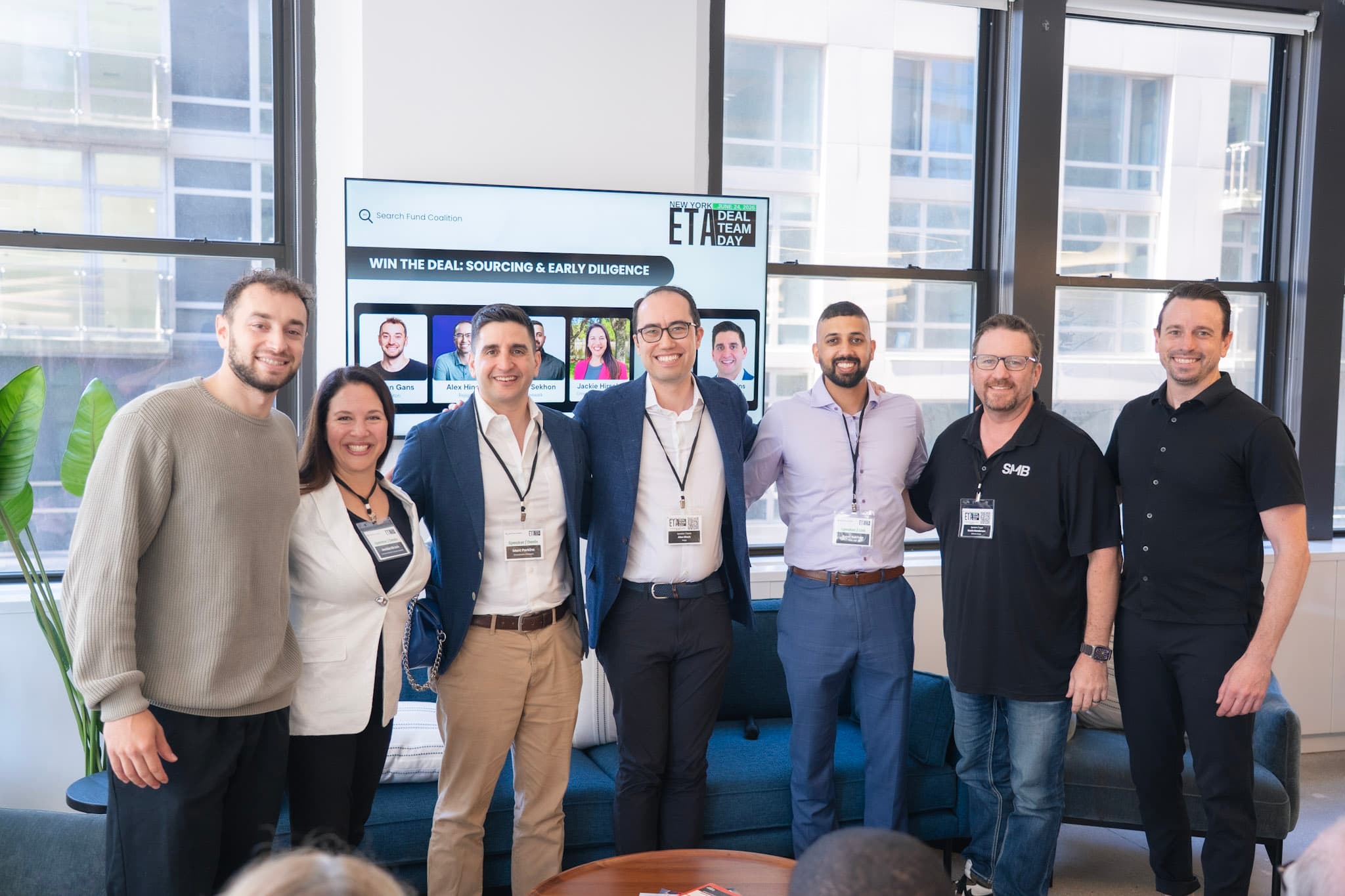 Rejigg co-founder Alex Hinch with fellow panelists at SFC Deal Team Day in New York City